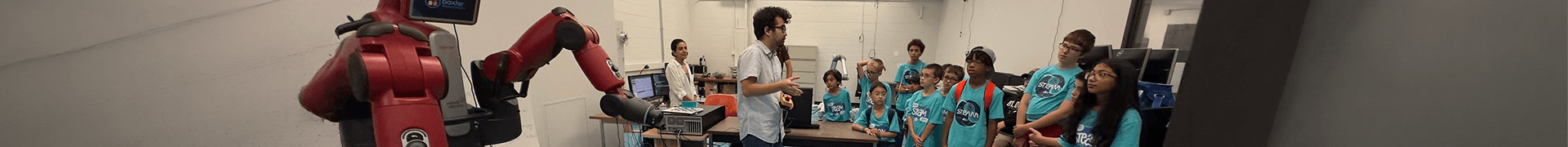 Students in action during a program activity